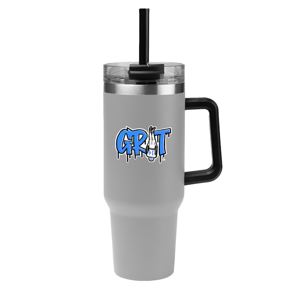 GRIT 40 oz Tumbler – White Jersey Edition