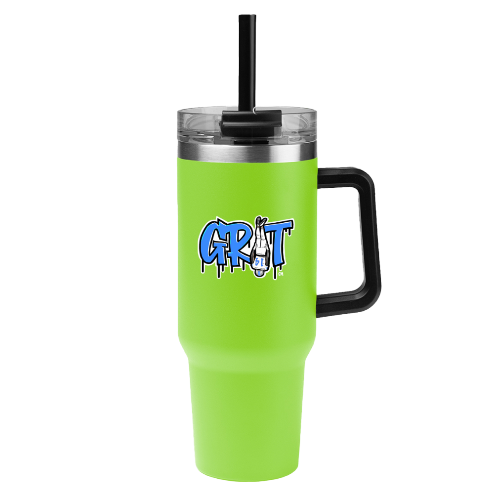 GRIT 40 oz Tumbler – White Jersey Edition