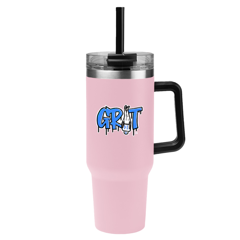 GRIT 40 oz Tumbler – White Jersey Edition