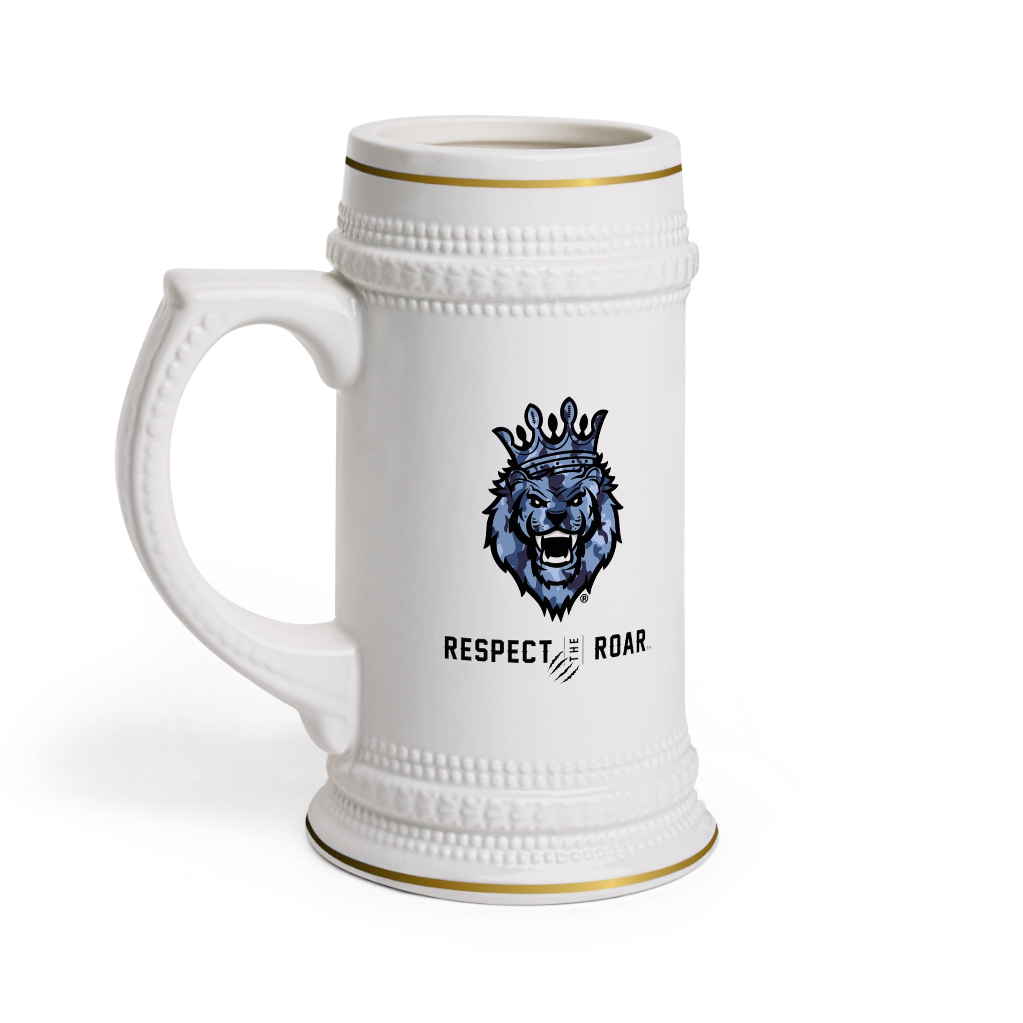 Set of 4 - Respect the Roar® Beer Steins (Blue)