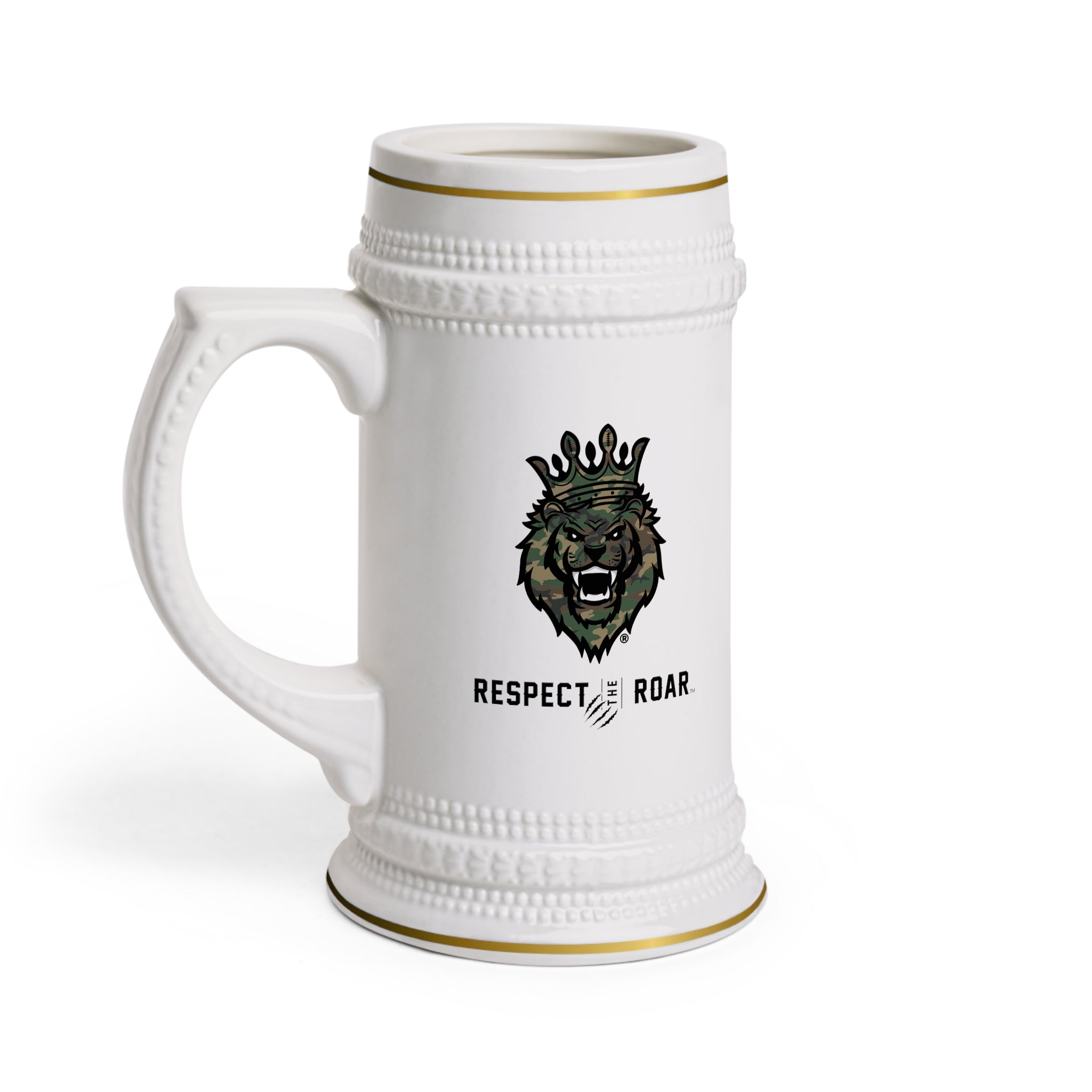 Set of 4 - Respect the Roar® Beer Steins (Green)