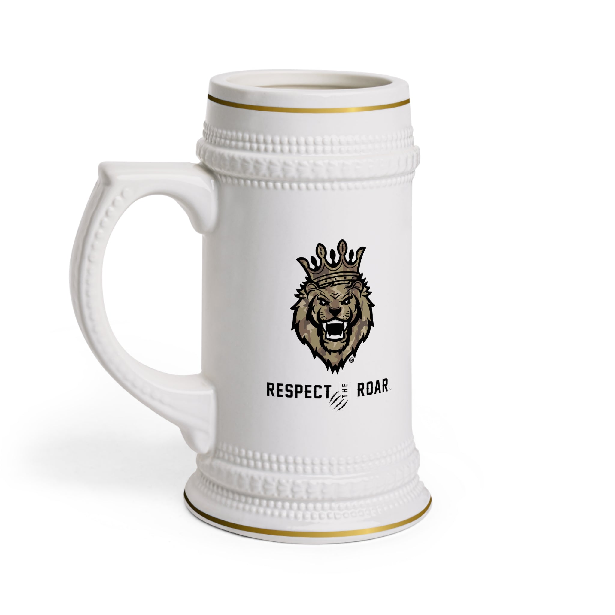 Set of 4 - Respect the Roar® Beer Steins (Tan)