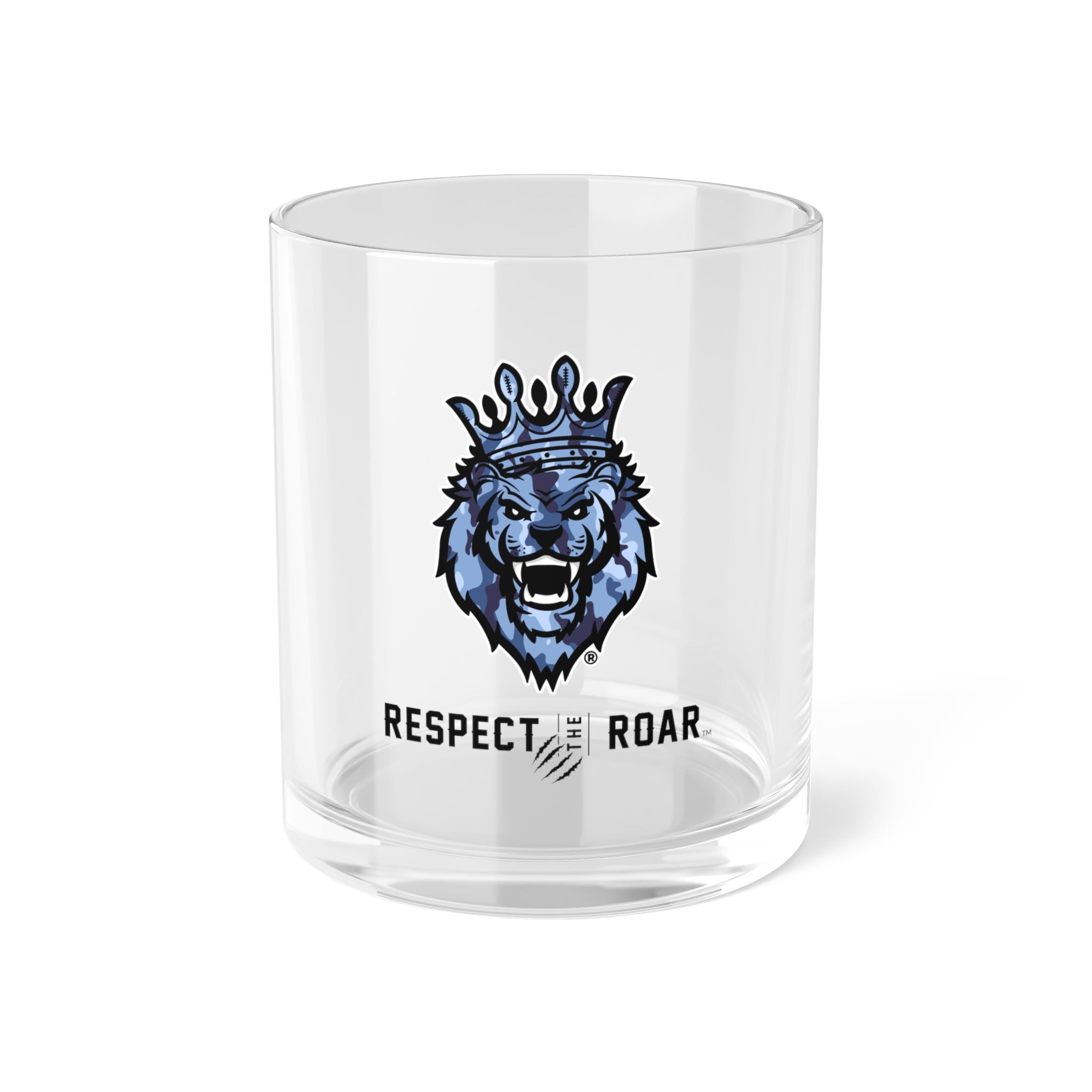 Set of 4 - Respect the Roar® Bar Glasses (Blue)