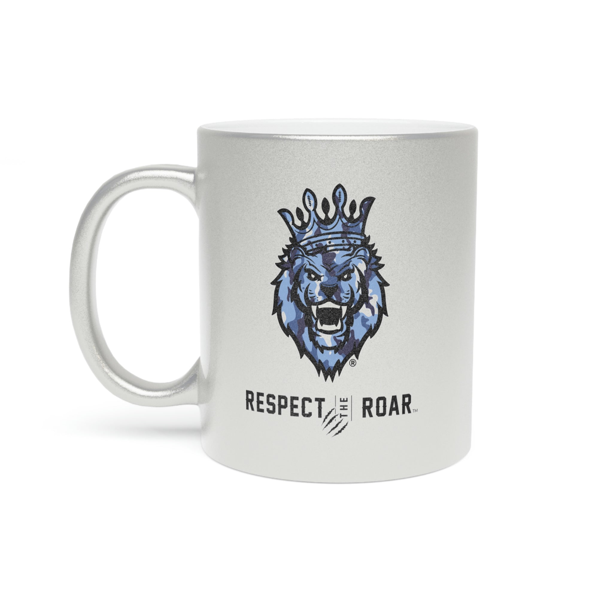 Respect The Roar® Blue Metallic Mug