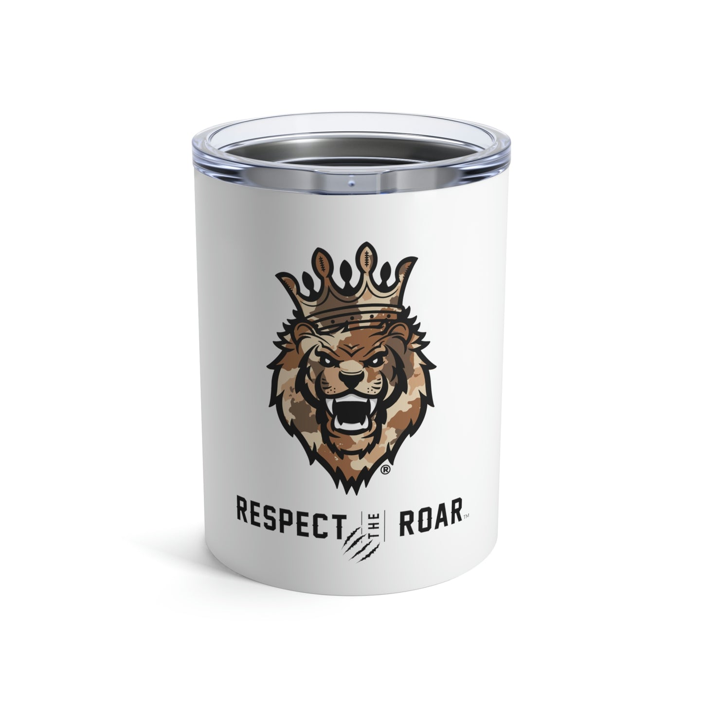 Respect The Roar (Brown) - Tumbler 10oz