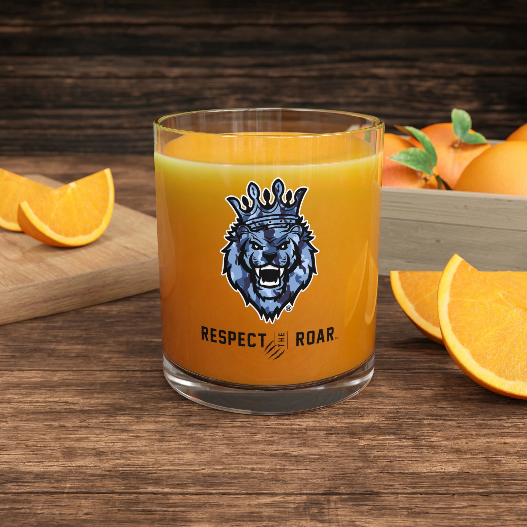 Respect the Roar® Bar Glass (Blue)