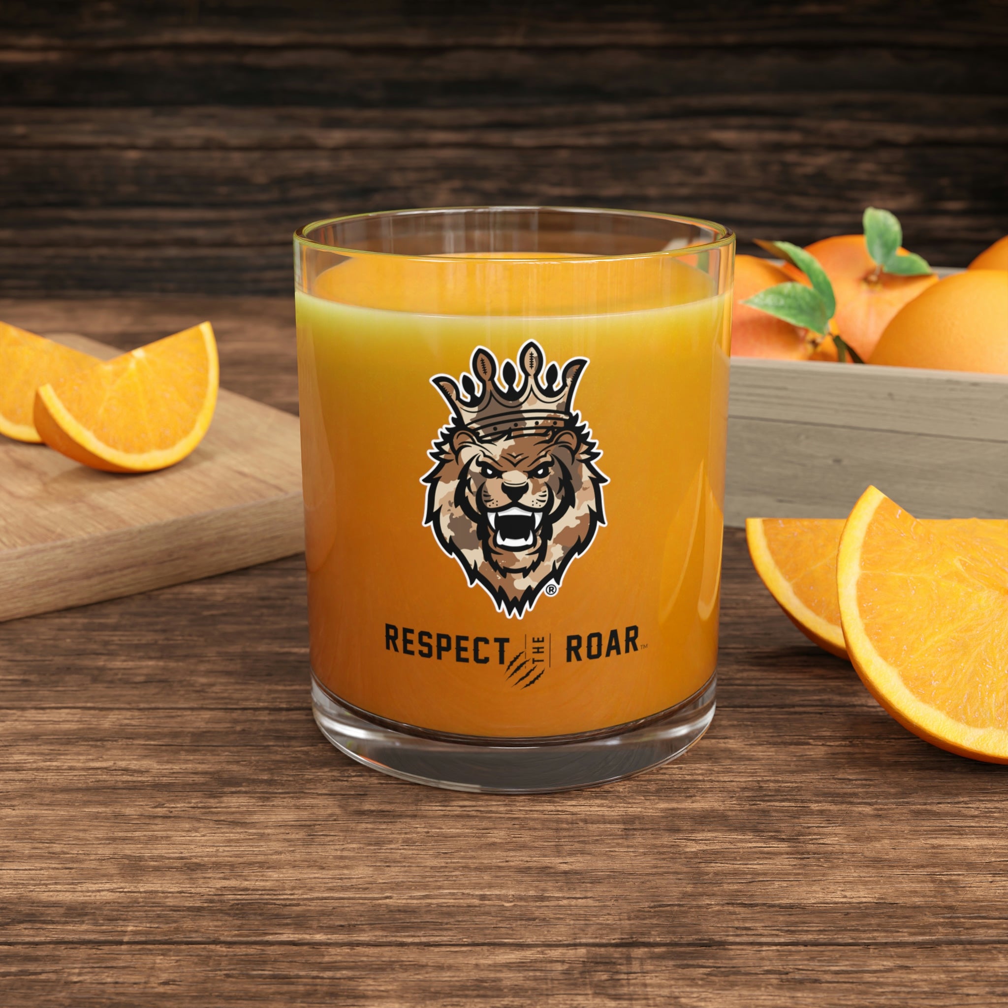 Respect the Roar® Bar Glass (Brown)