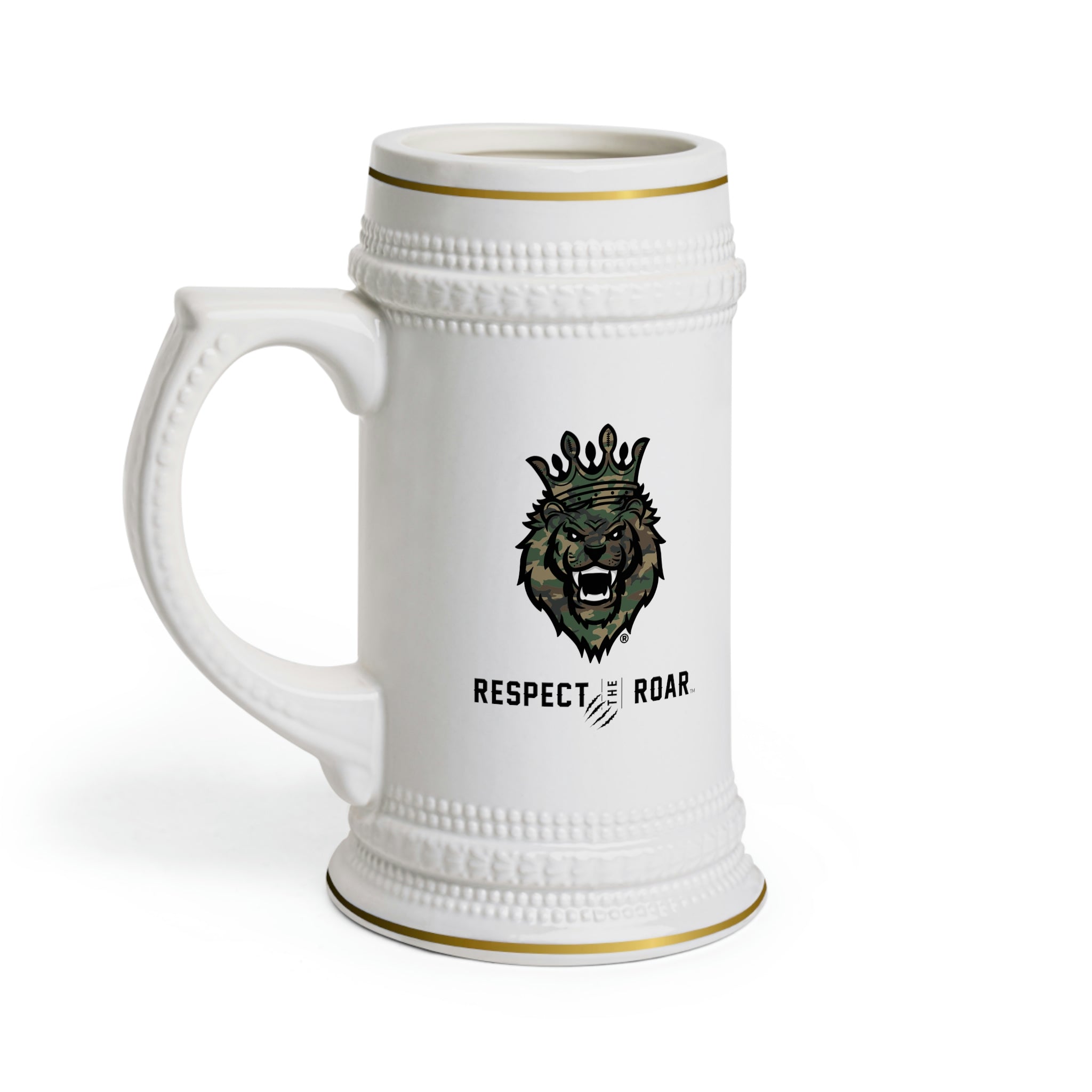 Respect the Roar® Beer Stein Mug (Green)