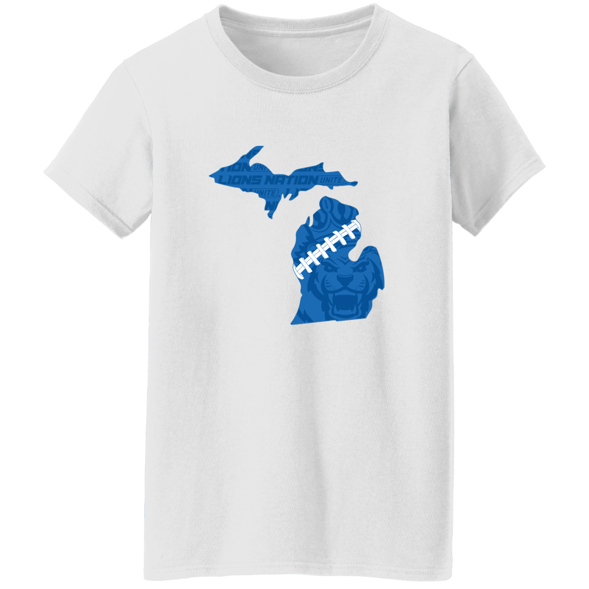 Michigan Lions Nation Unite® Ladies' T-Shirt