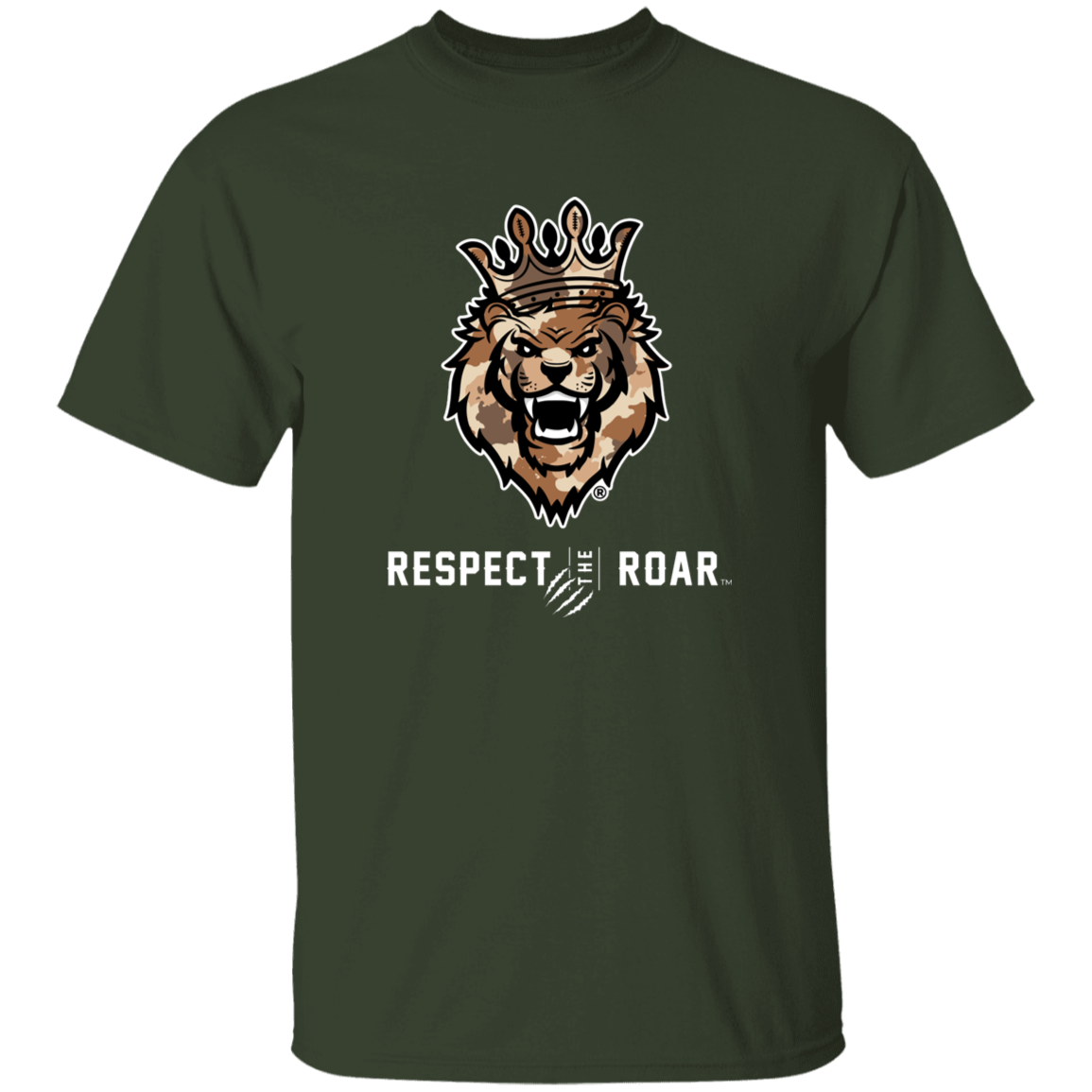 Respect The Roar (Brown) - G500 5.3 oz. T-Shirt
