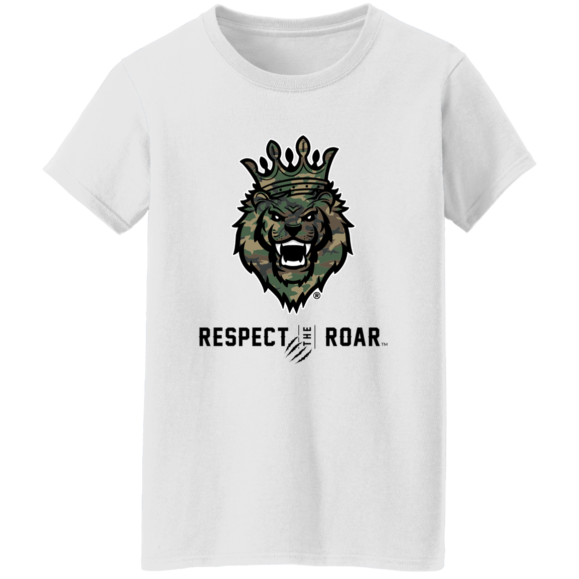 Respect The Roar® Green Ladies' T-Shirt