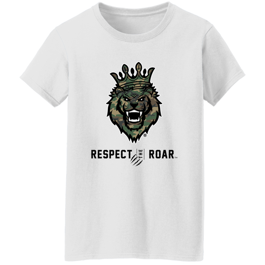 Respect The Roar (Green) - G500L Ladies' 5.3 oz. T-Shirt