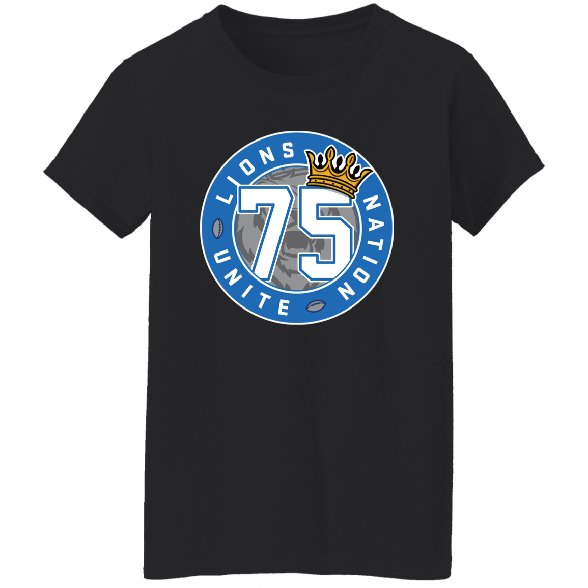 No. 75 Lions Nation Unite® Ladies' T-Shirt