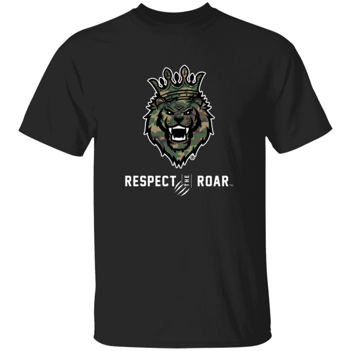 Respect The Roar (Green) - G500B Youth 5.3 oz 100% Cotton T-Shirt
