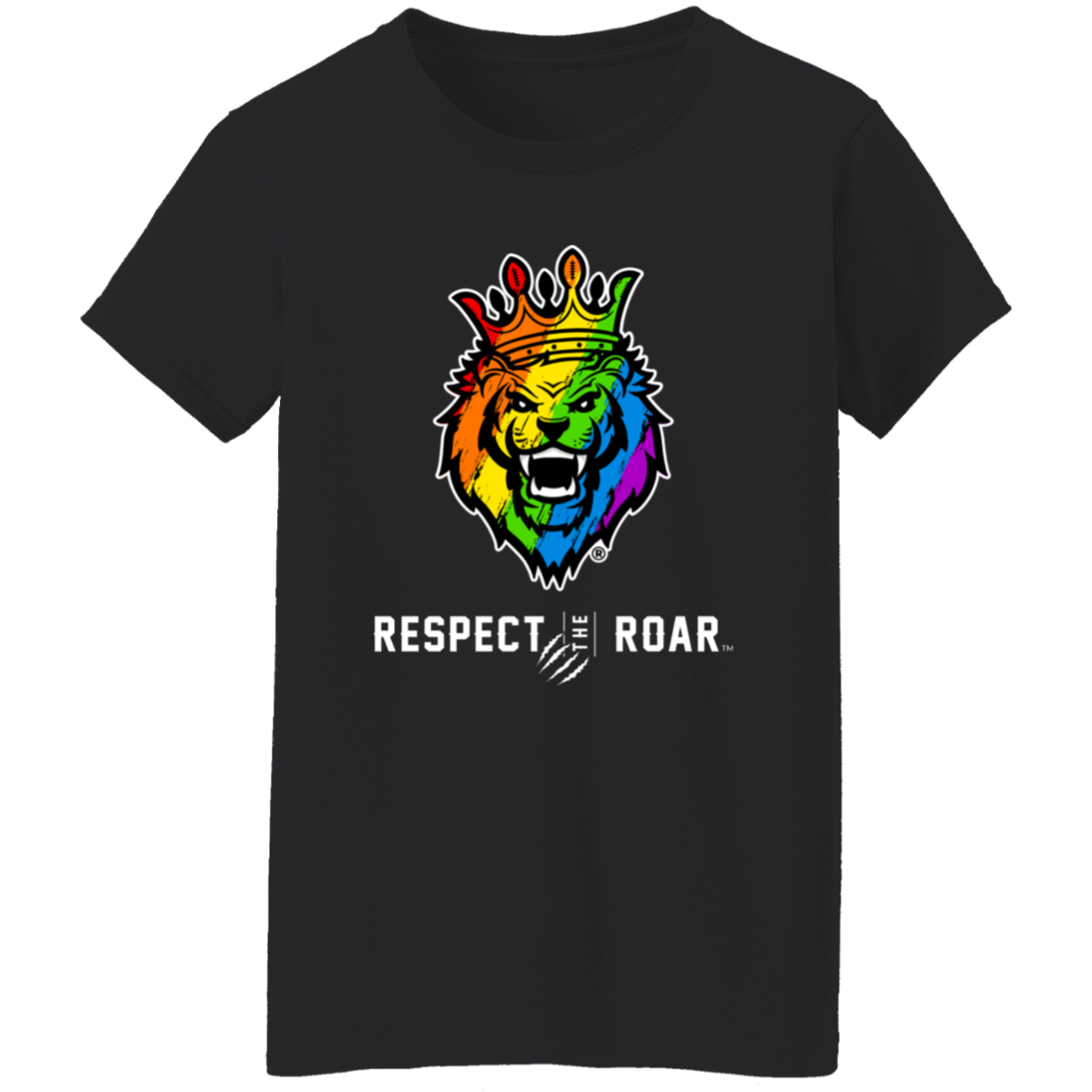 Respect The Roar® (Pride) Ladies' T-Shirt