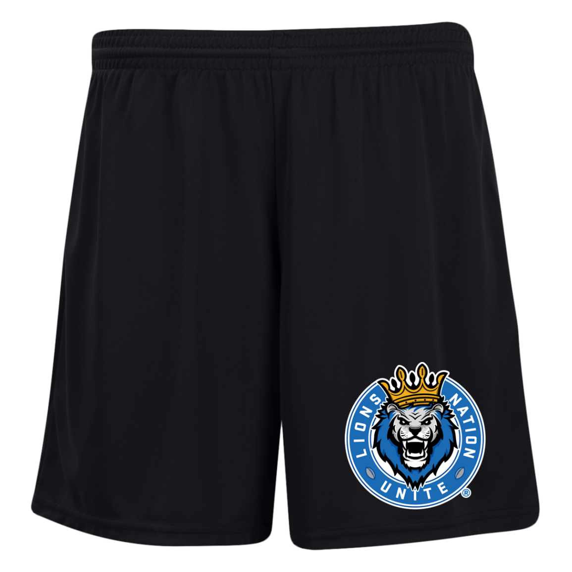 Lions Nation Unite® Ladies' 7-inch Inseam Training Shorts