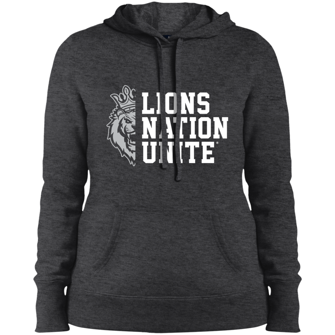 Lions Nation Unite® Ladies' Pullover Hooded Sweatshirt
