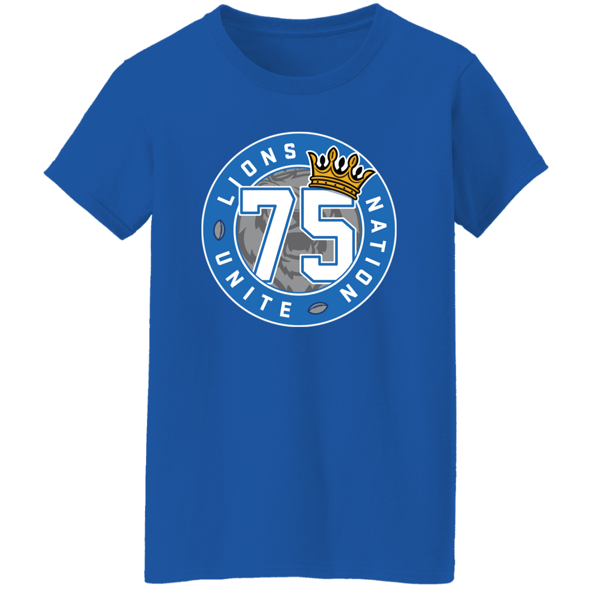 No. 75 Lions Nation Unite® Ladies' T-Shirt