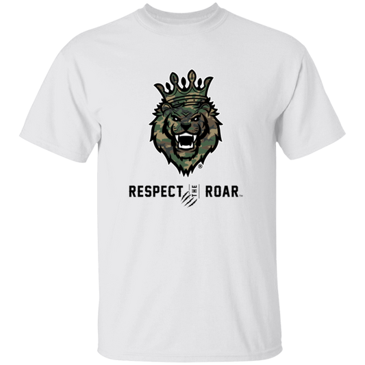 Respect The Roar (Green) - G500B Youth 5.3 oz 100% Cotton T-Shirt