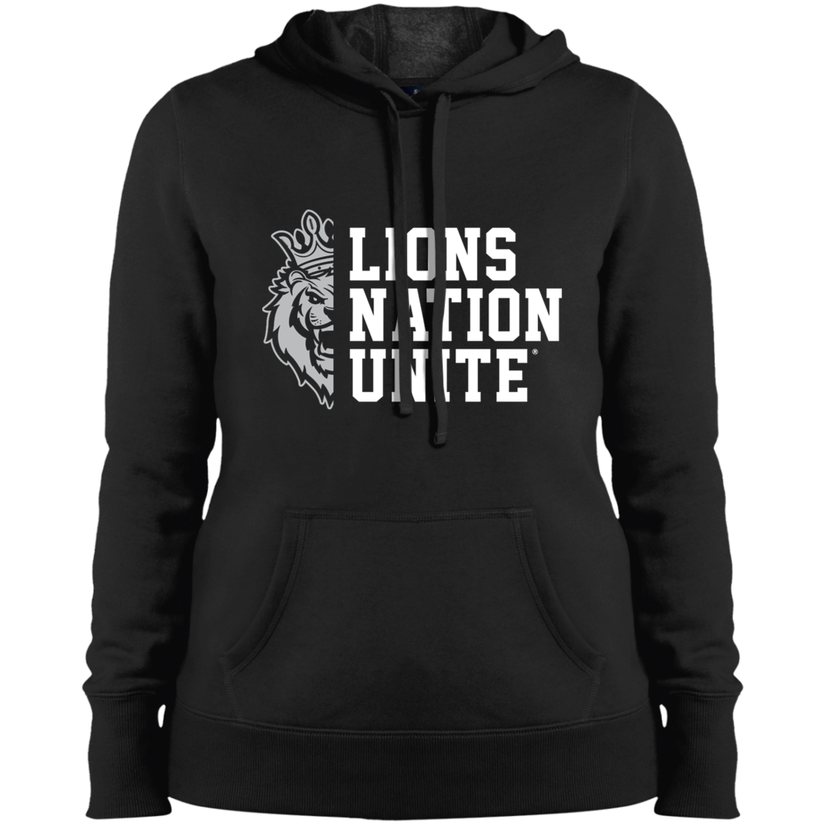 Lions Nation Unite® Ladies' Pullover Hooded Sweatshirt