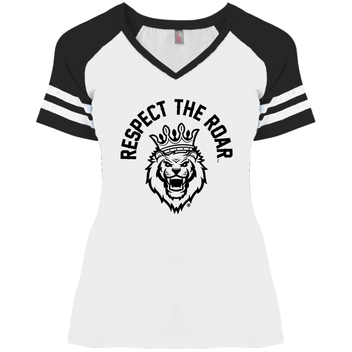 Respect The Roar® Ladies' V-Neck T-Shirt