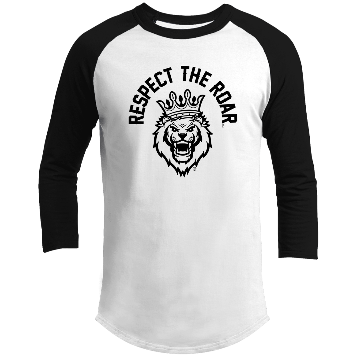 Respect The Roar - T200 3/4 Raglan Sleeve Shirt