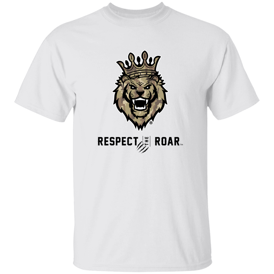 Respect The Roar (Tan) - G500 5.3 oz. T-Shirt