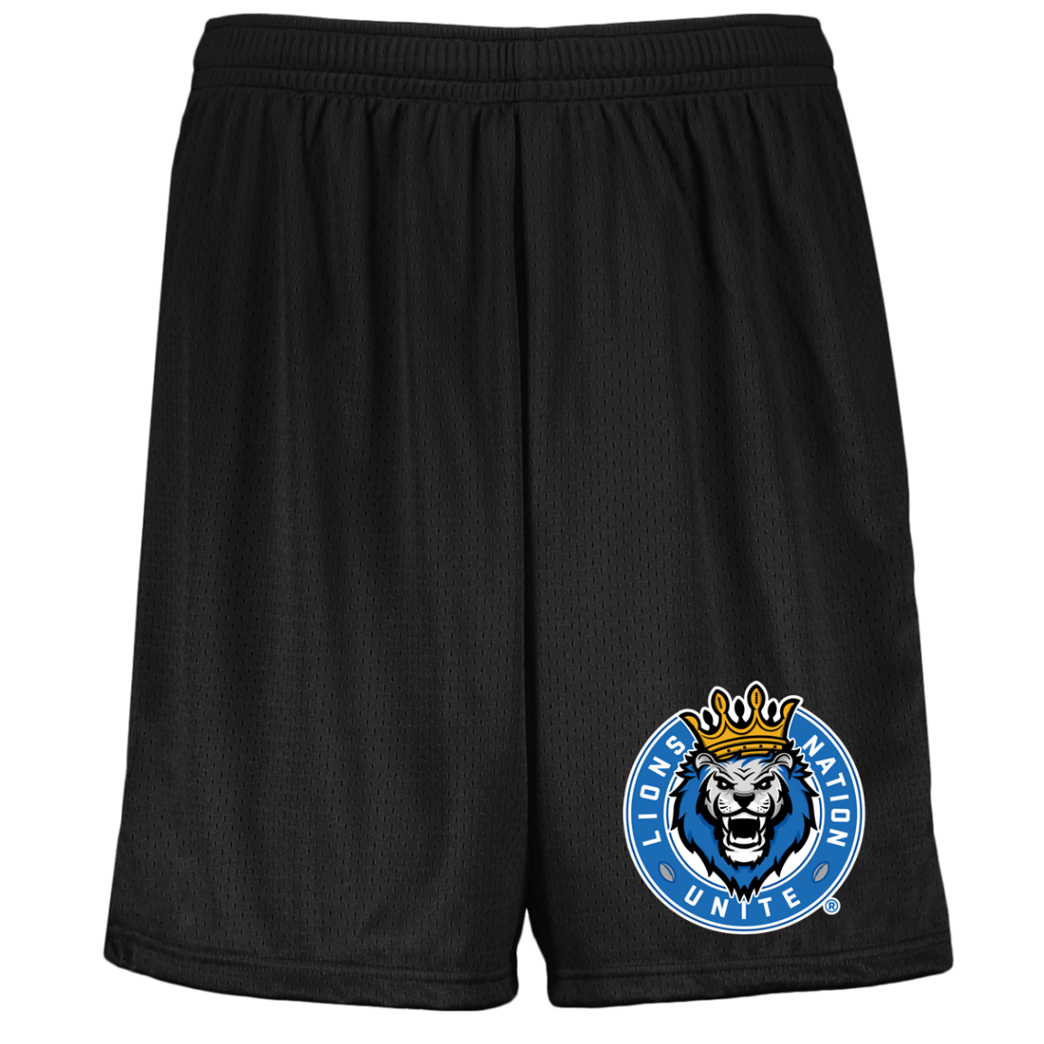 Lions Nation Unite® Youth Moisture-Wicking Mesh Shorts