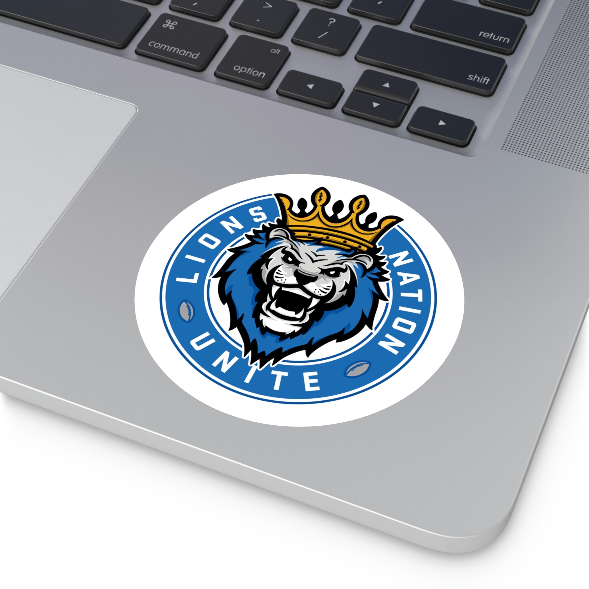 Lions Nation Unite® Round Stickers, Indoor\Outdoor