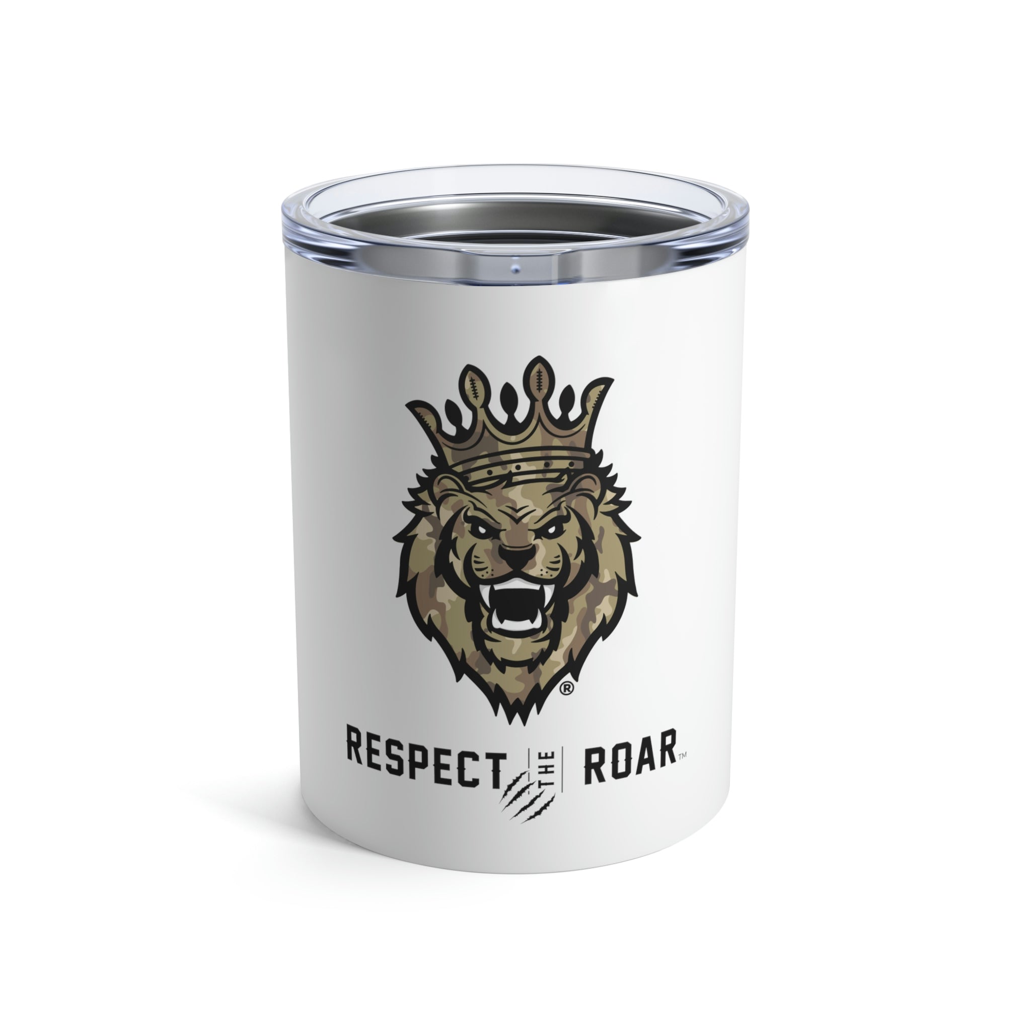 Respect The Roar® (Tan) 10oz Tumbler